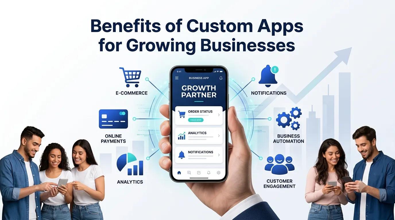 Benefits of Custom Apps for Growing Busi